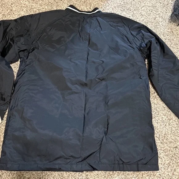 Vans Stackton Full Snap Jacket Black Boys Size XL Off The Wall NWT - Picture 2 of 5